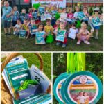 Akcja „Sprintem do maratonu” w naszym przedszkolu - kolaż zdjęć