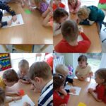 Światowy Dzień Pszczoły w grupie „Motylki” - kolaż zdjęć