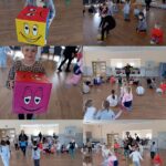 Wycieczka autokarowa „Motylków” i „Biedronek” do Muzeum Paleontologicznego w Lisowicach - kolaż zdjęć