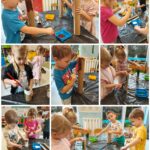 Przygotowania Biedronek do konkursu na Najładniejszą Szopkę Bożonarodzeniową