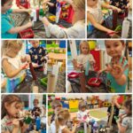 Przygotowania Biedronek do konkursu na Najładniejszą Szopkę Bożonarodzeniową