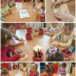 Przygotowania Biedronek do konkursu na Najładniejszą Szopkę Bożonarodzeniową