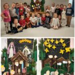 Przygotowania Biedronek do konkursu na Najładniejszą Szopkę Bożonarodzeniową