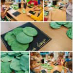 Biedronki przygotowują kartki świąteczne