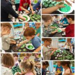 Biedronki przygotowują kartki świąteczne