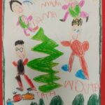 Przygotowania Biedronek do konkursów świątecznych - Wojtek