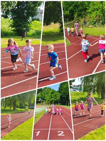 AKCJA „SPRINTEM DO MARATONU” W NASZYM PRZEDSZKOLU
