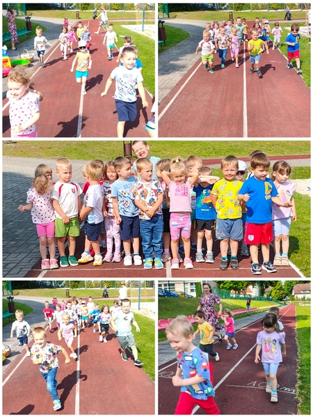 AKCJA „SPRINTEM DO MARATONU” W NASZYM PRZEDSZKOLU