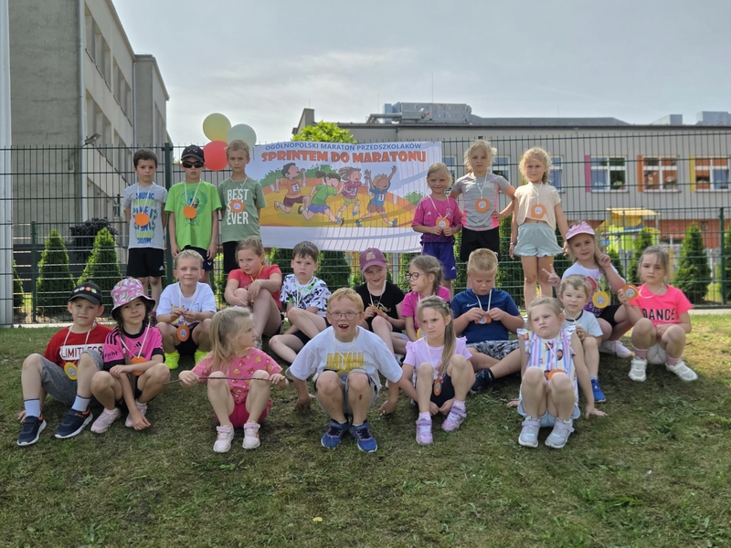 AKCJA „SPRINTEM DO MARATONU” W NASZYM PRZEDSZKOLU